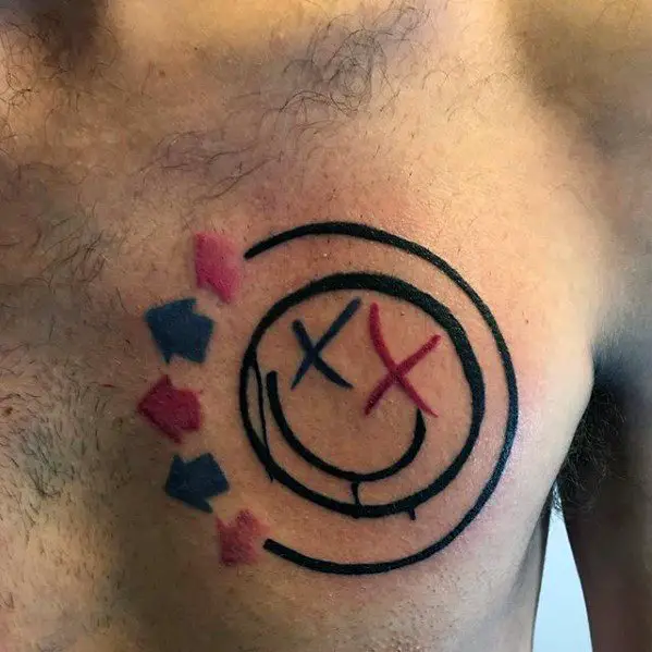 chest-blink-182-symbol-tattoos-men