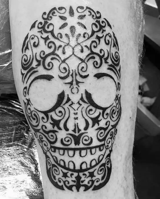 detailed-tribal-skull-guys-tattoos