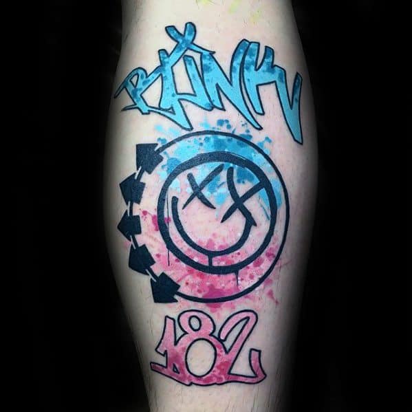 gentleman-with-back-of-leg-blink-182-tattoo