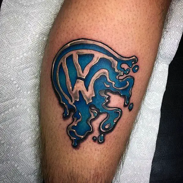 guys-melting-logo-volkswagen-wv-tattoo-designs