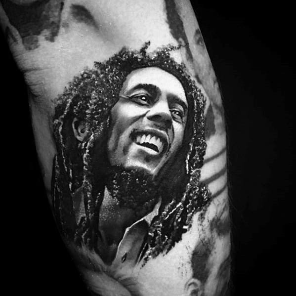 Top 30 Bob Marley Tattoos For Men