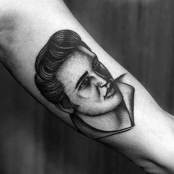 artistic-male-inner-arm-bicep-elvis-presley-tattoo-ideas
