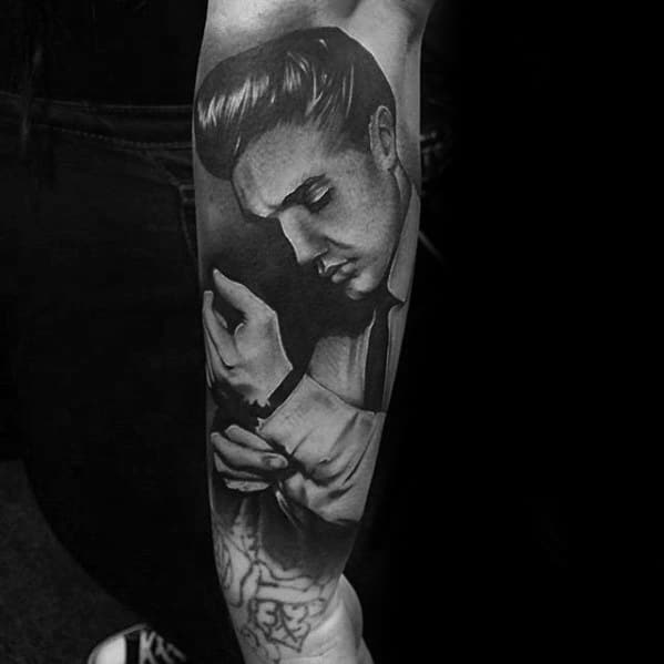 elvis-presley-male-tattoos-on-forearm