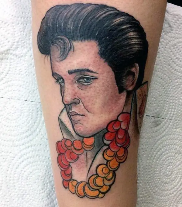 60 Elvis Presley Tattoos For Men  King Of Rock And Roll Design Ideas  Elvis  tattoo Tattoos for guys Tattoos