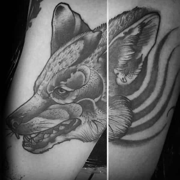 arm-coyote-tattoo-ideas-for-gentlemen