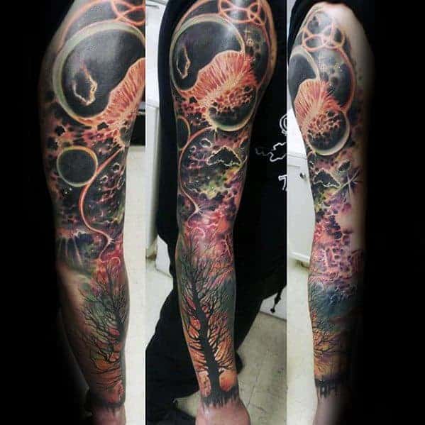 full-arm-sleeve-celestial-tattoo-designs-for-guys