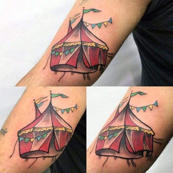 circus-tent-guys-tattoo-designs-on-arm