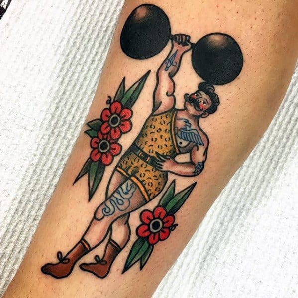 mens-tattoo-with-circus-design