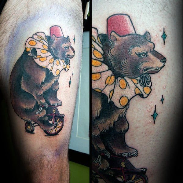 thigh-bear-circus-tattoos-male