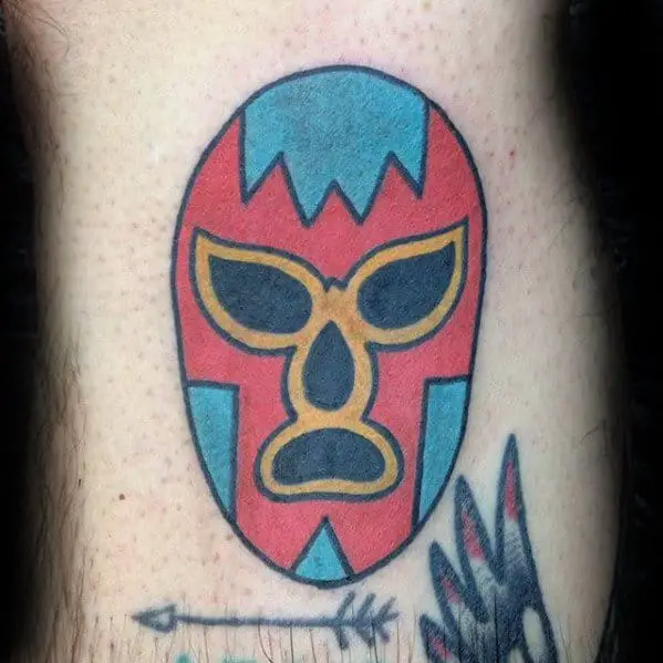 creative-wrestling-mask-leg-tattoos-for-men
