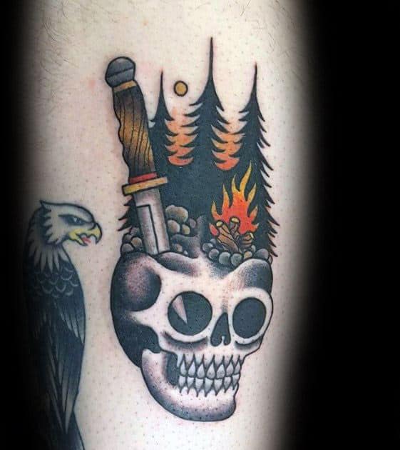 guy-with-camping-skull-arm-tattoo-design