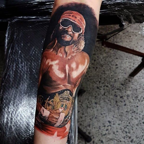 realistic-3d-forearm-sleeve-portrait-cool-wrestling-tattoo-design-ideas-for-male
