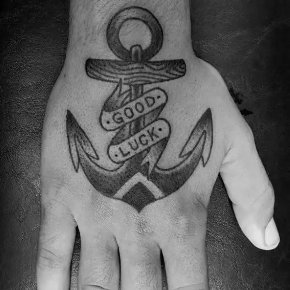 unique-mens-good-luck-tattoos-with-anchor-and-banner-design