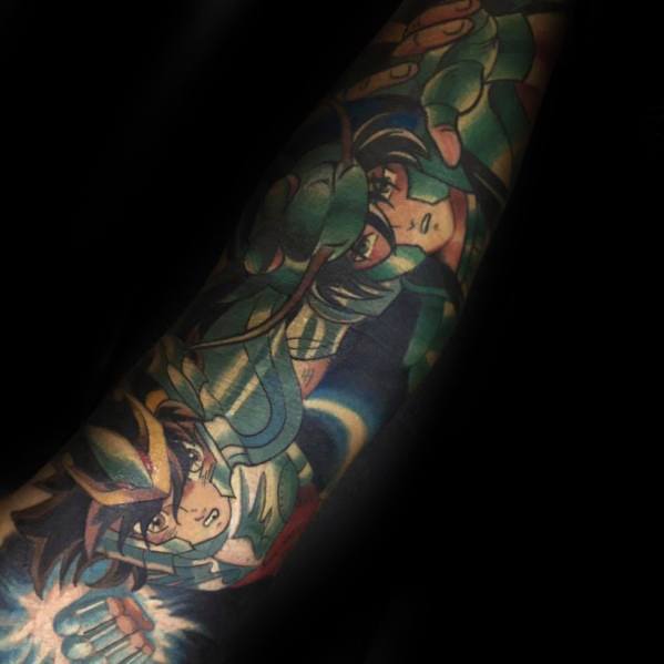 arm-sleeve-anime-mens-tattoo-ideas