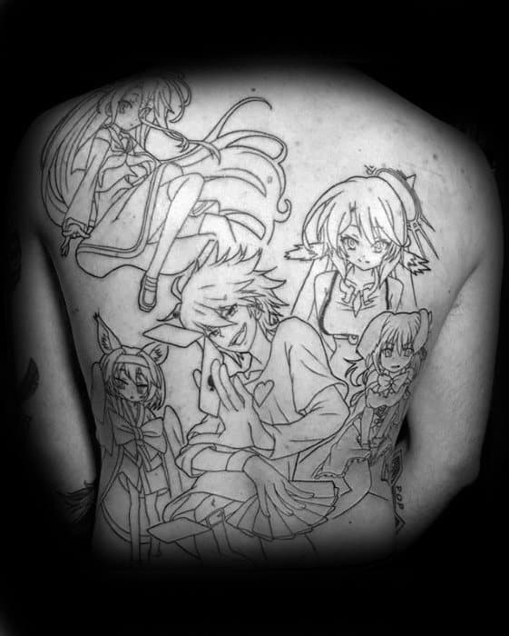 black-ink-outline-male-anime-tattoo-designs-full-back