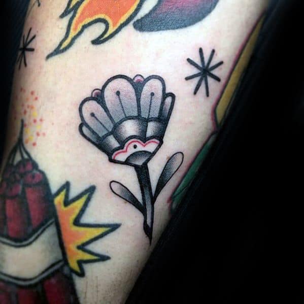 flower-filler-tattoo-designs-on-gentleman