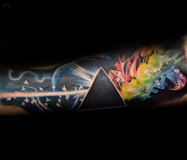 mens-tattoo-ideas-with-pink-floyd-design-forearm