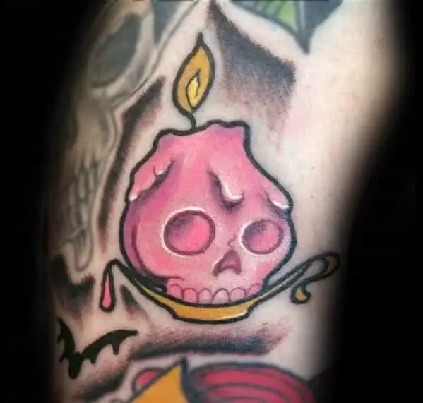 skull-candle-man-with-filler-tattoos