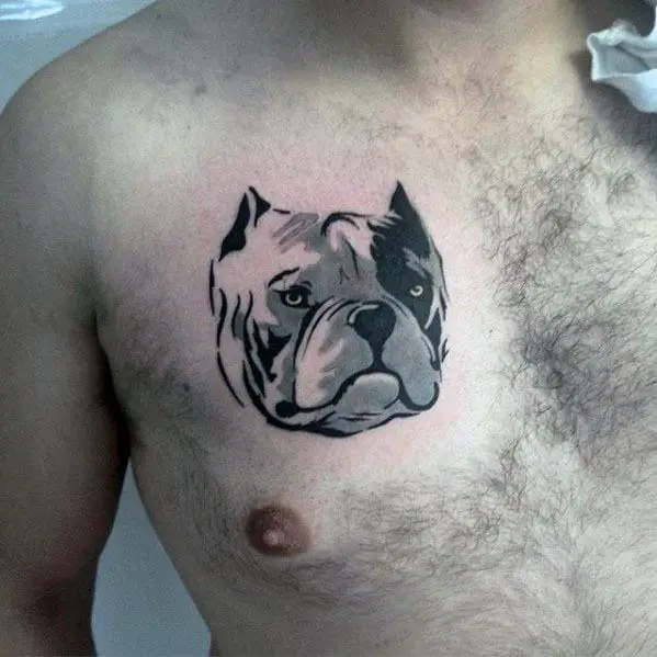 black-and-grey-male-bulldog-upper-chest-tattoos