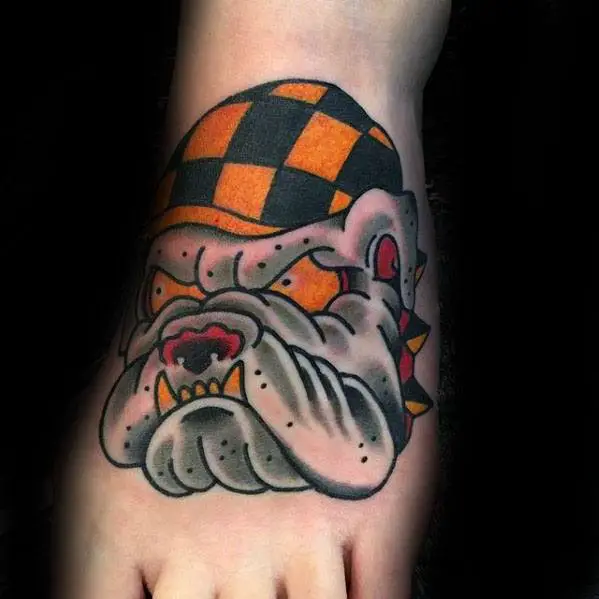 gentleman-with-traditional-old-school-cool-bulldog-foot-tattoo