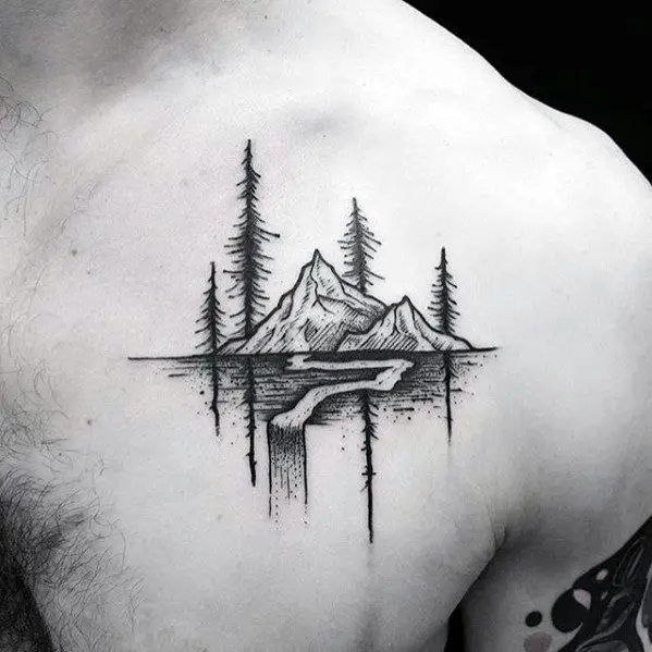 manly-nature-river-mens-upper-chest-small-tattoos