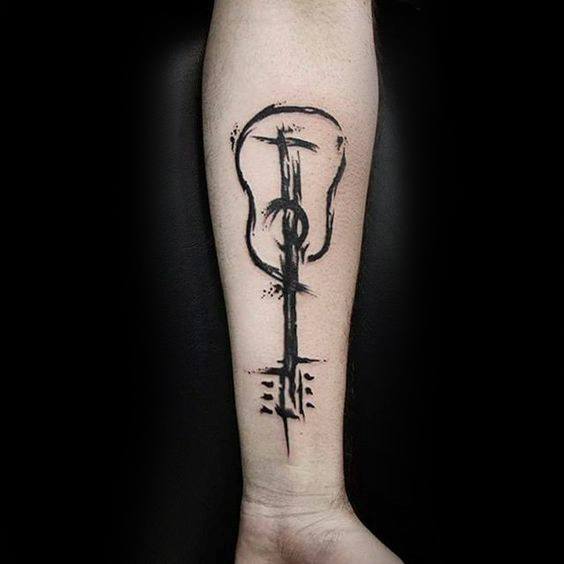 mens-guitar-music-inner-forearm-simple-tattoos