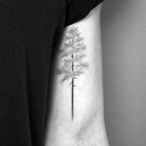 inner-arm-guys-small-dotwork-tree-tattoo-design-ideas