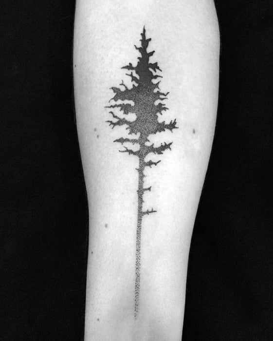 inner-forearm-shaded-black-and-grey-mens-small-tree-tattoo