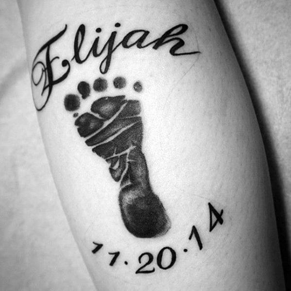 leg-calf-male-kids-name-tattoo-design-ideas