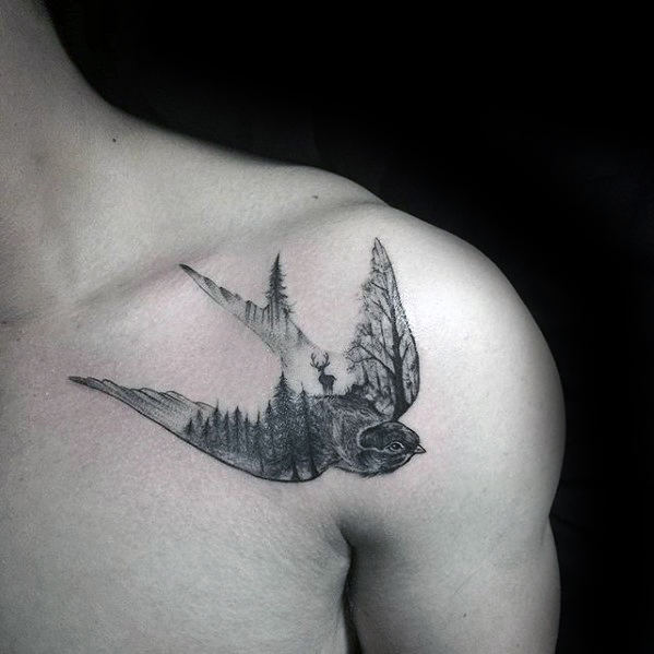 mens-sparrow-nature-scene-with-trees-small-shoulder-tattoo