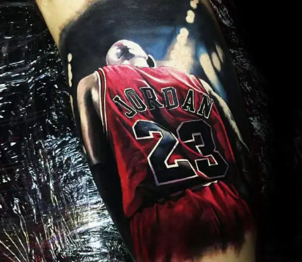 amazing-mens-jordan-23-3d-quarter-sleeve-tattoo