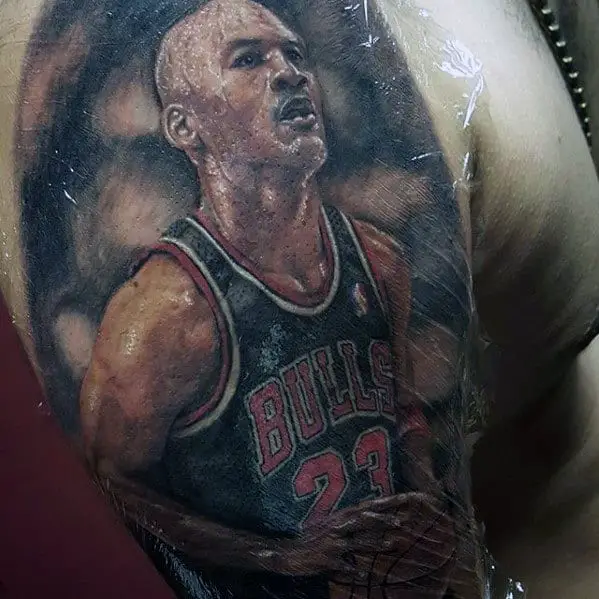 amazing-mens-jordan-half-sleeve-tattoos