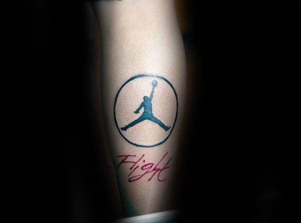 flight-circular-jordan-male-leg-calf-tattoo-inspiration