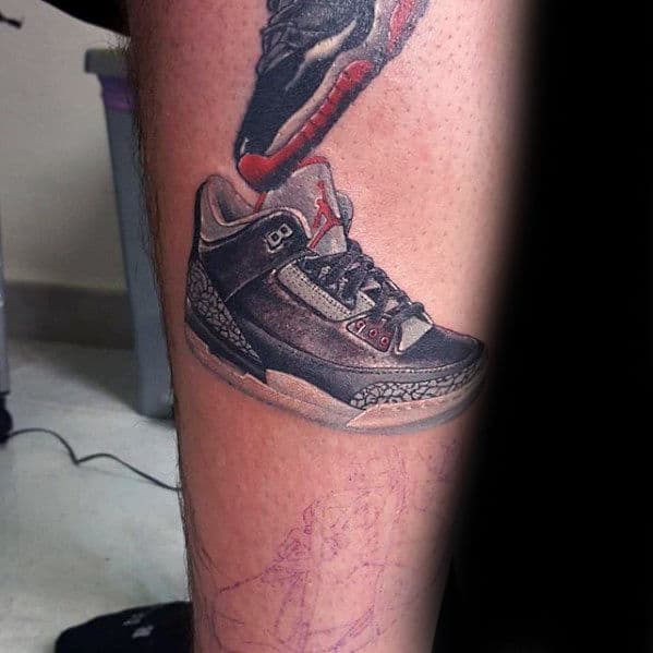 jordan-shoes-guys-leg-tattoo-design-ideas