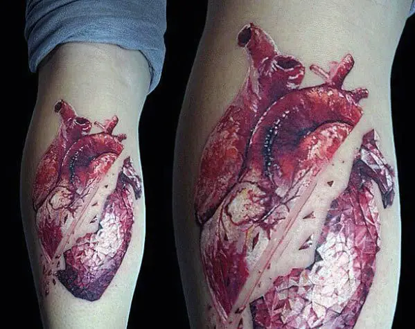 leg-calf-guys-anatomical-heart-realistic-tattoo-designs